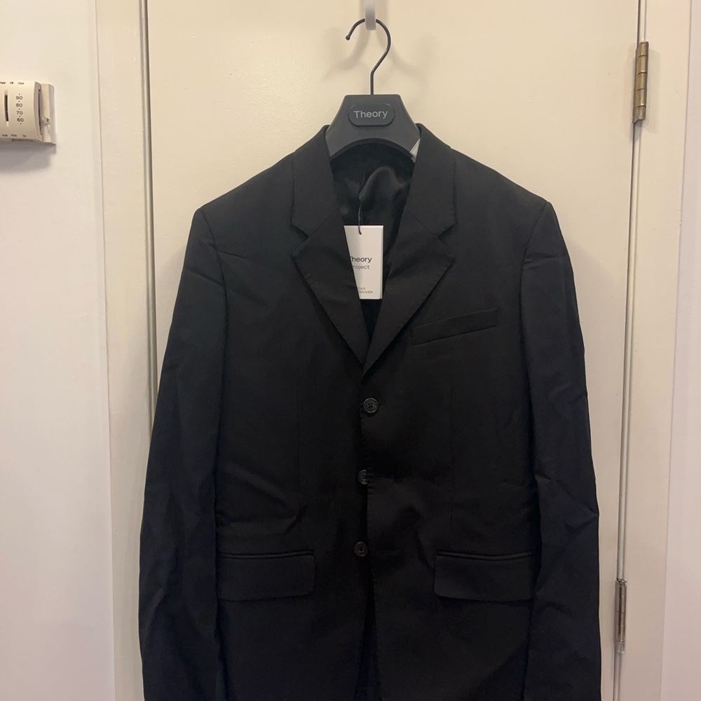 Theory Project by Lucas Ossendrijver Men's Black Blazer FW 2022